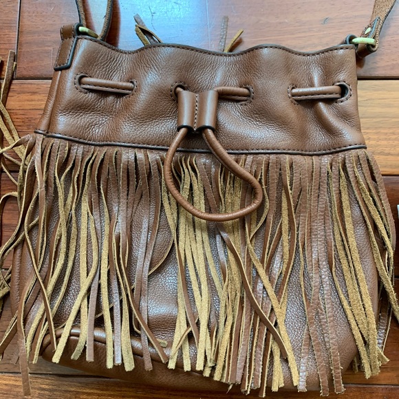 Fossil Authentic original leather Bucket bag - Picture 6 of 7